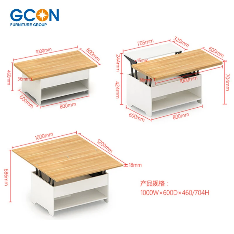 Space Saving Hotel Coffee Table Foldable Dinning Table Furniture