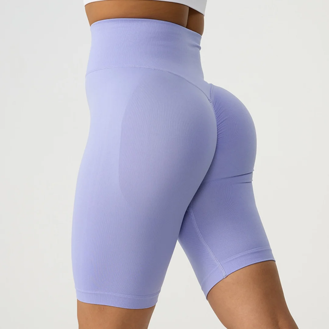 Shaping Slim Women Short Sports Shorts Soft Elastic Fabric Refreshing Breathable Daily Training Casual Shorts