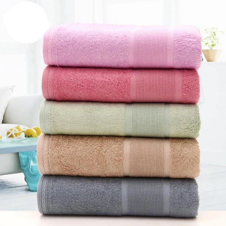 Bamboo Fiber Fabric  Face Towels Bath Towels Soft Comfortable Bamboo towel 竹纤维毛巾 