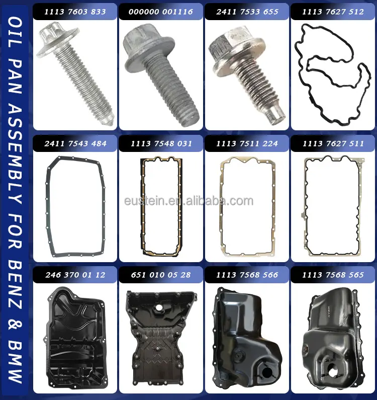 11137556663 24118632189 11137601942 Engine Oil Pan Aluminum for 