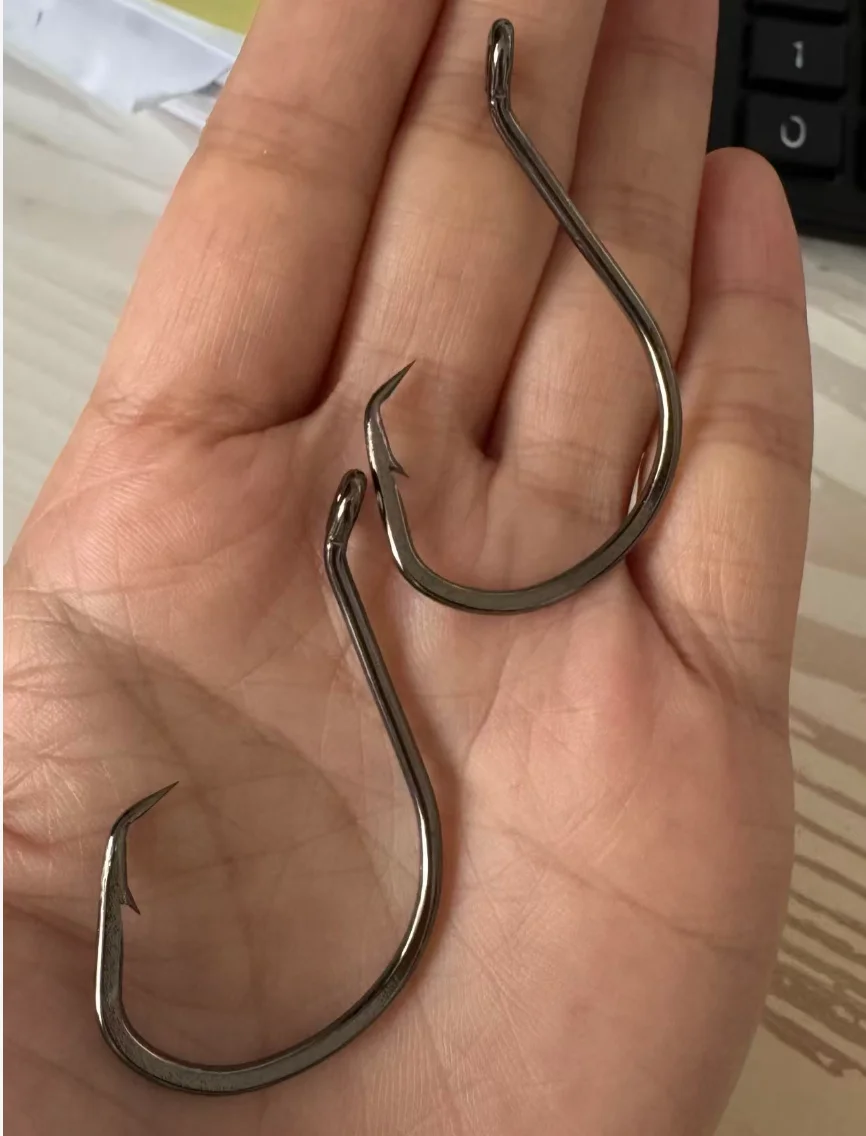 7384 100pcs/bag 2x Strong Circle Hooks Catfishing Tackle Octopus