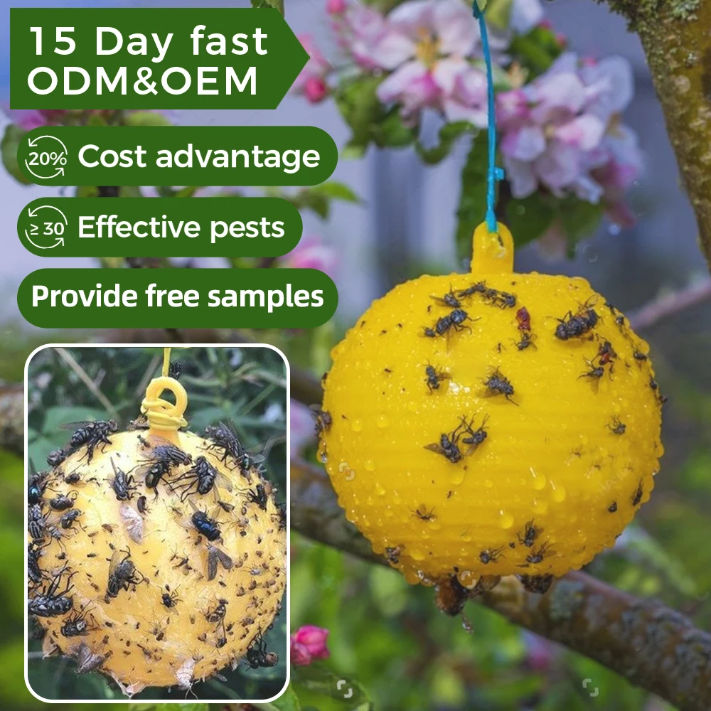 Factory Direct Trap Ball for Yellow and Green Effective Pest Control in Farms and Gardens Available Wholesale