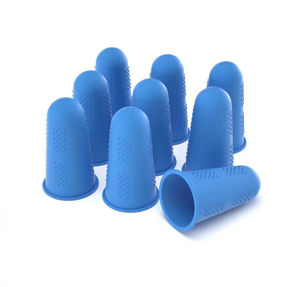 Silicone Finger Protective Cover Heat Insulation Non-Slip Piano Finger Protective Gear Wear-Resistant Garden Gloves for Picking