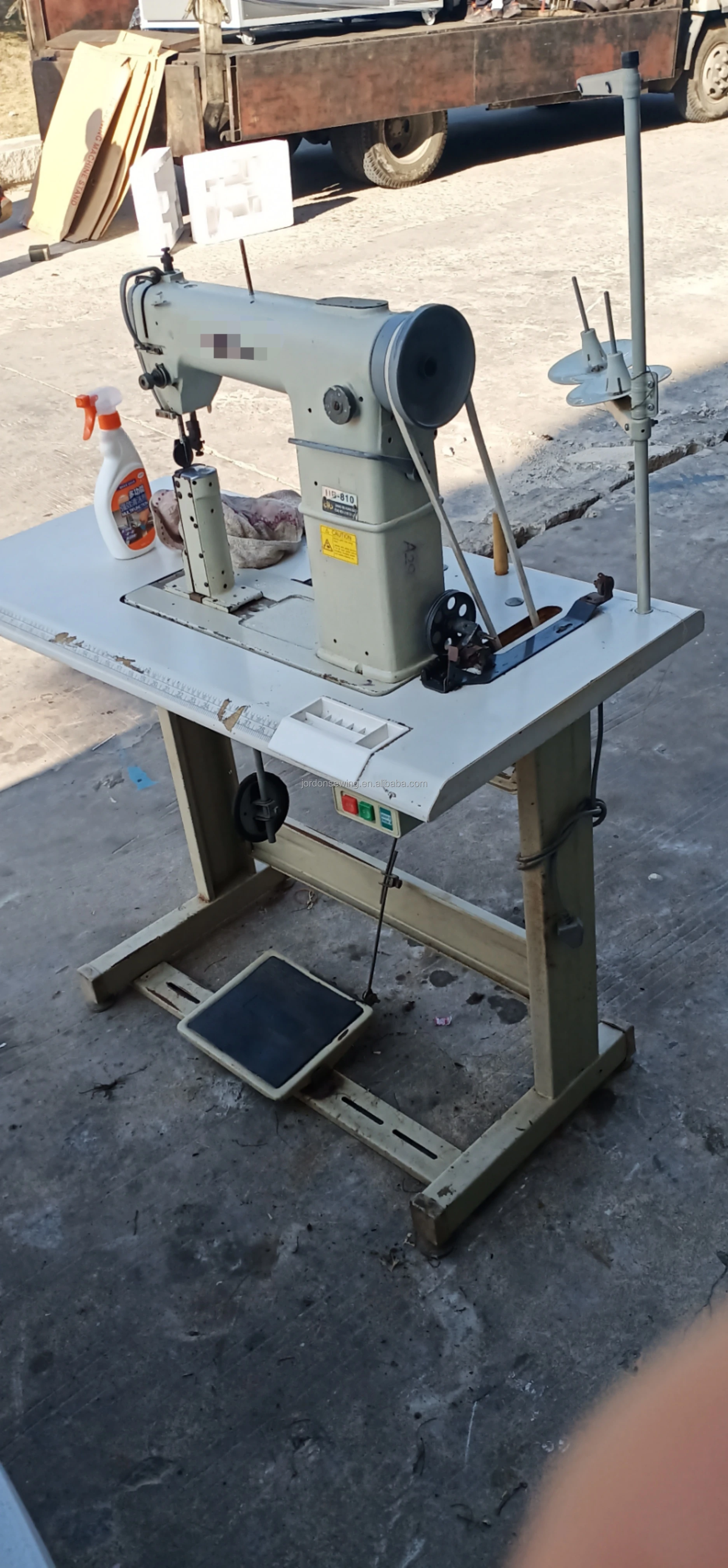 Used Typical 0302 0303 Walking Foot Single Needle Sewing Machine Heavy