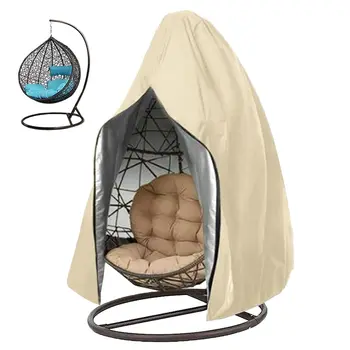 Outdoor Patio Wicker Egg Shape Swing 210D 300D 420D 600D Waterproof Hanging Chair Cover
