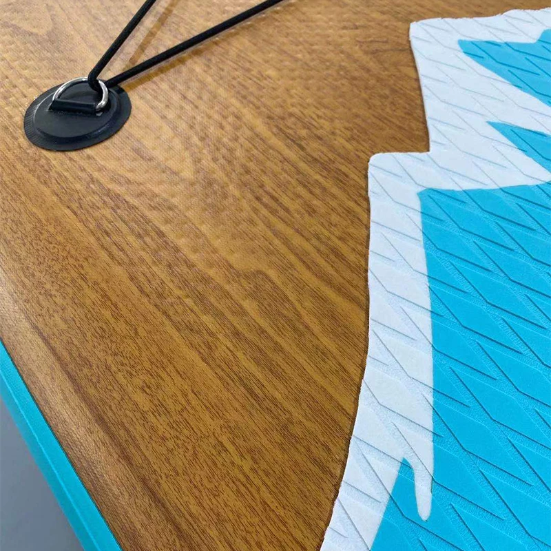 Geetone 69usd Wood Paddle Board Inflatable 10'6ft Wooden Nylon Fabric