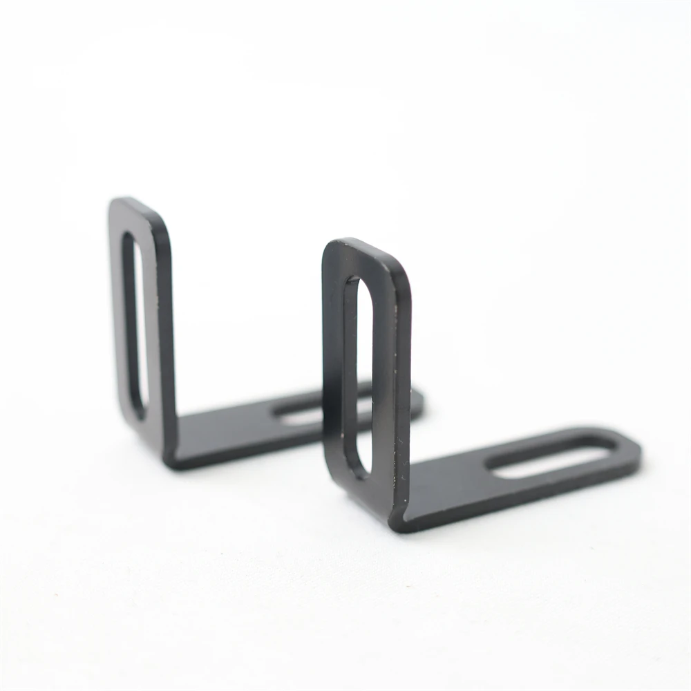 product universal motorcycle spotlight adjustment long hole double head 90 degree angle fixer connector l bracket angle iron piece-3