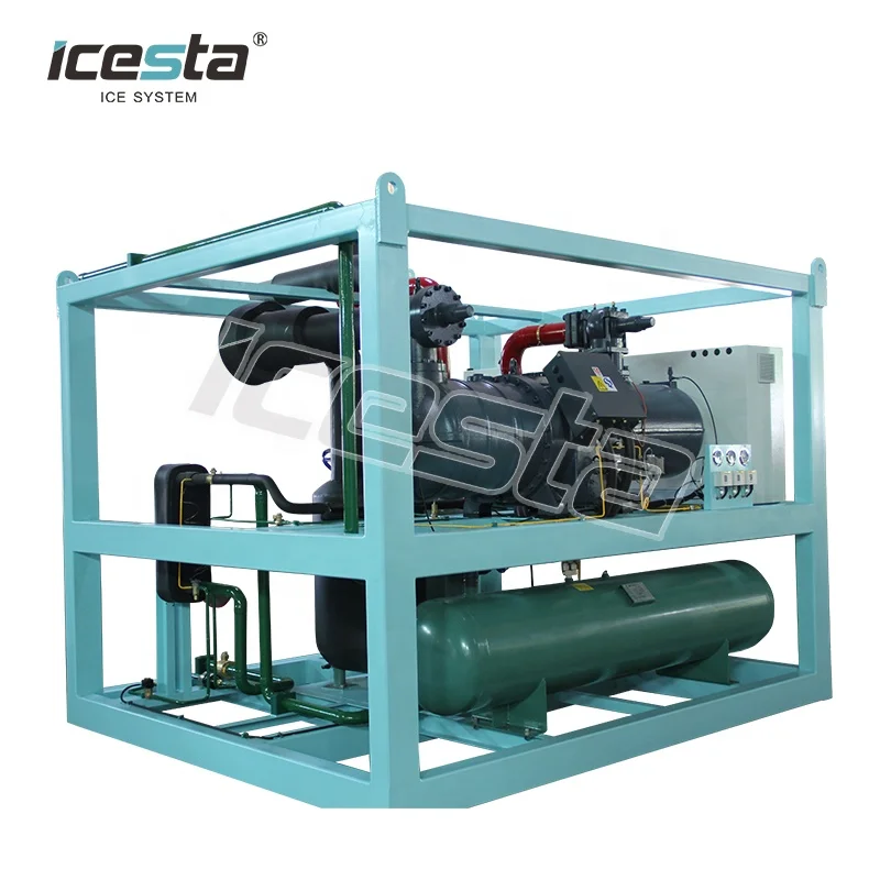 Customized ICESTA Automatic 1t 2t 3t 5t 8t 10t 15t 20t 25t 30t 40t Industrial Ice Block Making Machine