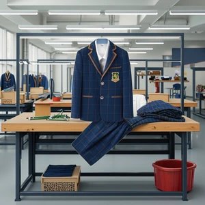 YIHANG All-Year School Uniform Set Dark Formal Wear for Girls Boys OEM & ODM Production Comfortable Stylish Children's Uniforms