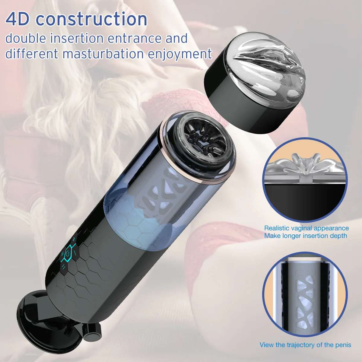 Original Omysky Bluetooth APP Controlled Automatic Aircraft Training Cup Suction and Clamp Suction Toys for Male
