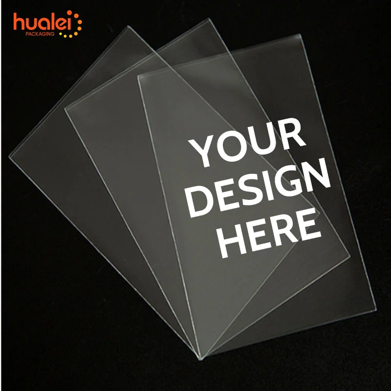 Wholesale Thick Transparent Self-adhesive Cello Poly Bags Clear Plastic Cellophane Packing Bakery Cookie Cards Gift OPP Bag