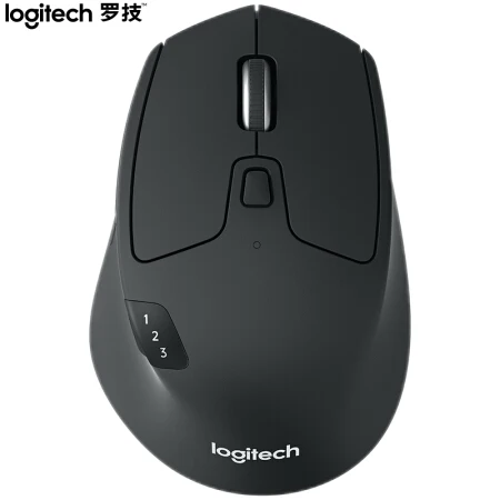 Logitech M720 Excellent Dual Mode Wireless Mouse Side Button Large Hand Mouse Comfort Black Mouse