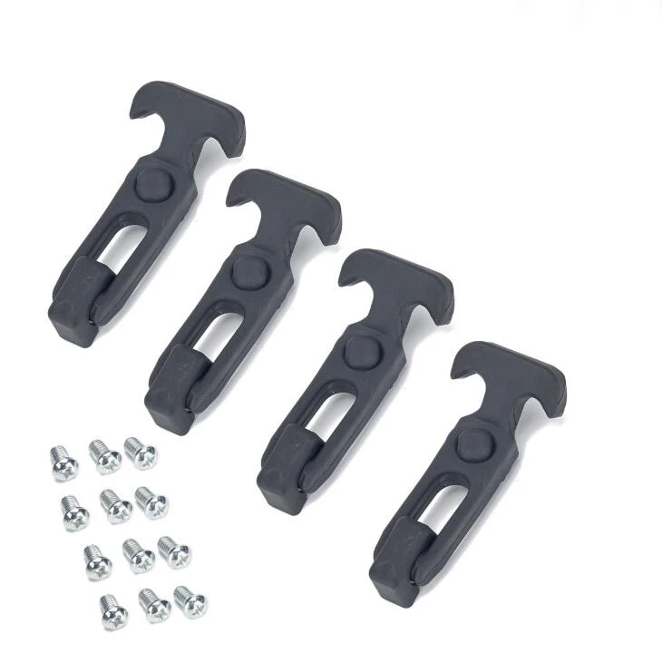 Lot De 6 Loquets Souples En Caoutchouc T-Handle - Pour Coffre, Valise, Boîte