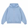 Blue(zipper hoodie)