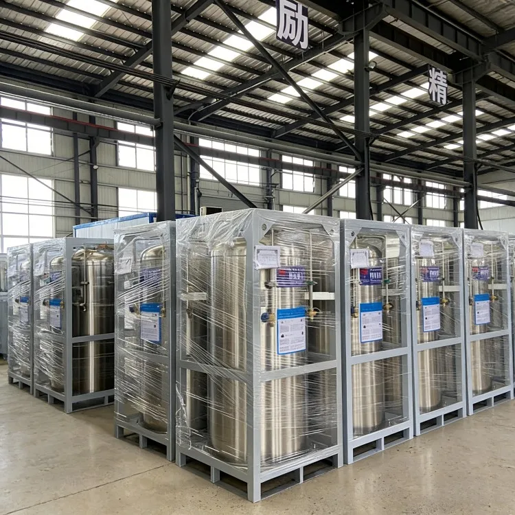 195L Insulated Cryogenic Cylinder 80L-500L LN2 LO2 LAr LCO2 Oxygen/Nitrogen/Argon/CO2 Cylinder Dewar Tank