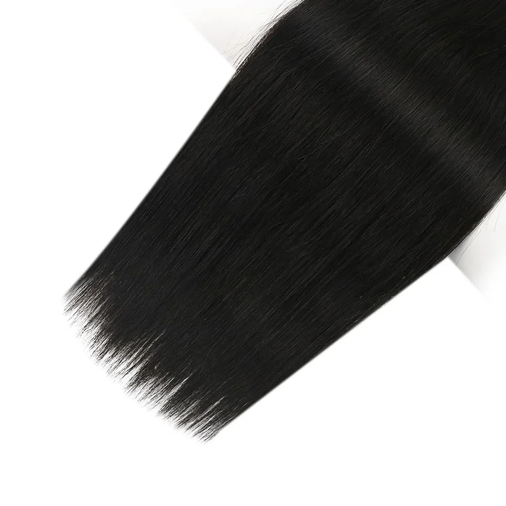 LaaVoo Virgin Weft Human Hair Extension 100% Real Human Hair 12 Months High Quality Sew in Bundles_voghion.com