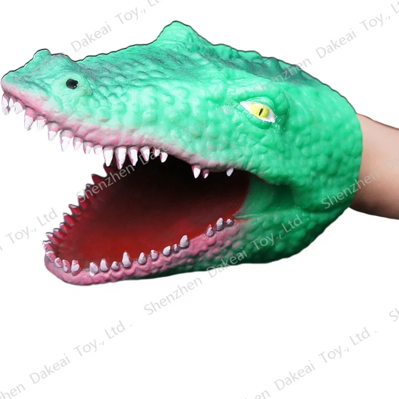 Лидер продаж на Amazon, резиновая ручная марионетка с животными