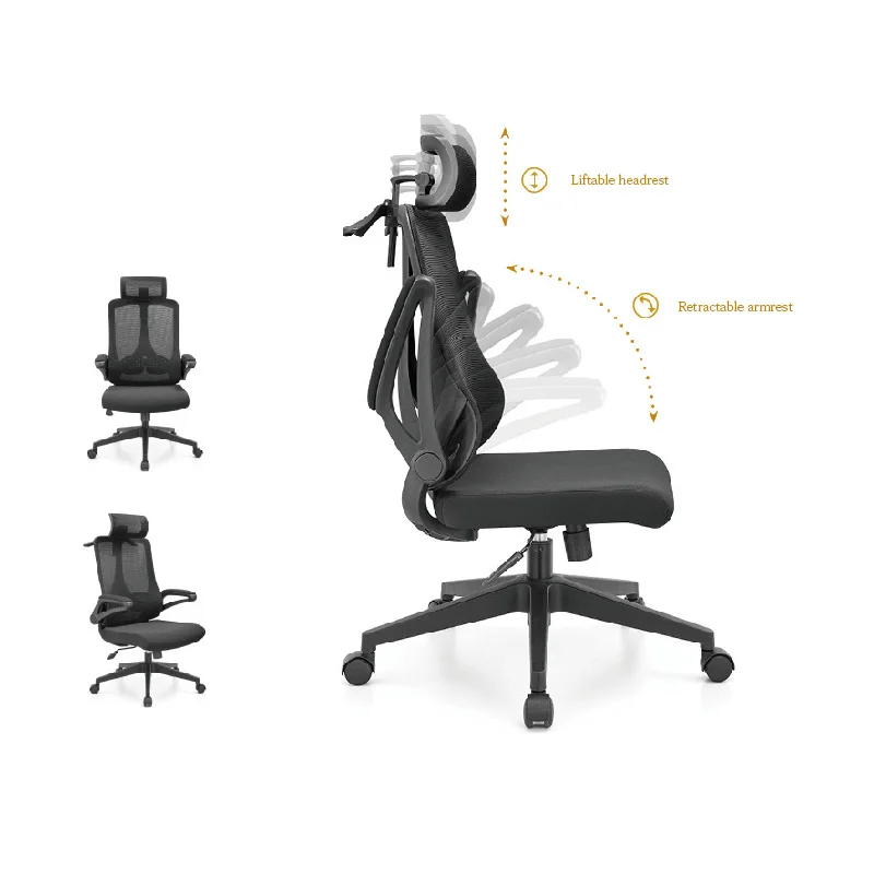 Swivel Revolving Guest Chaises De Bureau Sillas Para Oficina Manager Office Chair Metal Iron