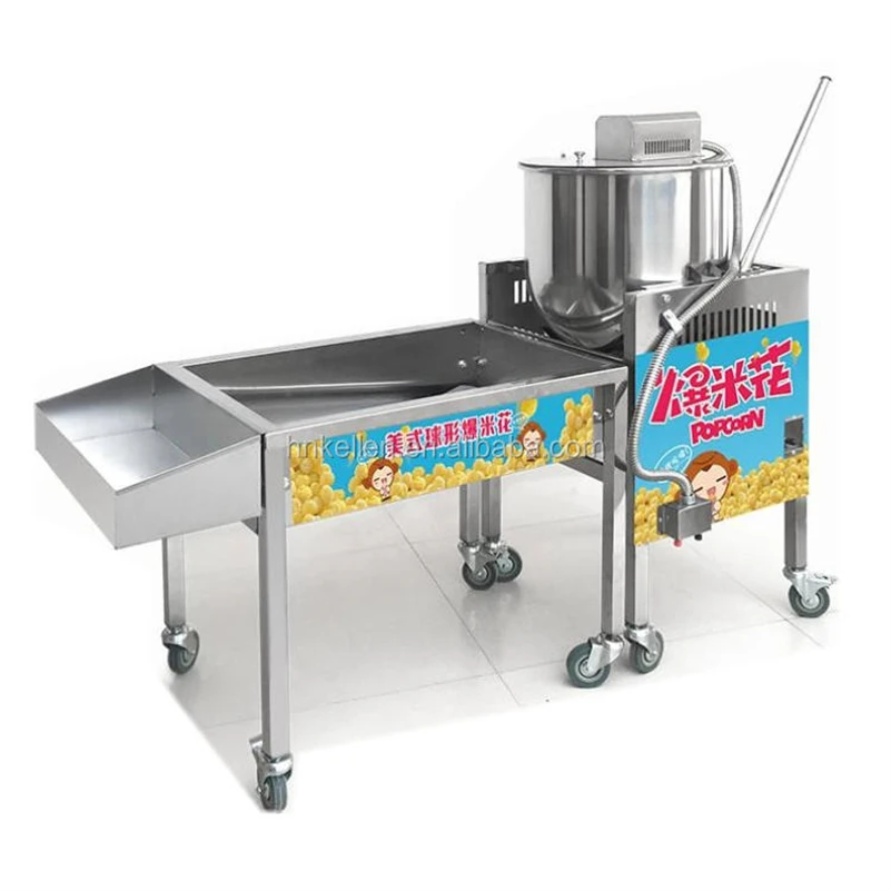 Industrial Commercial Automatic Caramel Popcorn Machines Mushroom and butterfly for Sale
