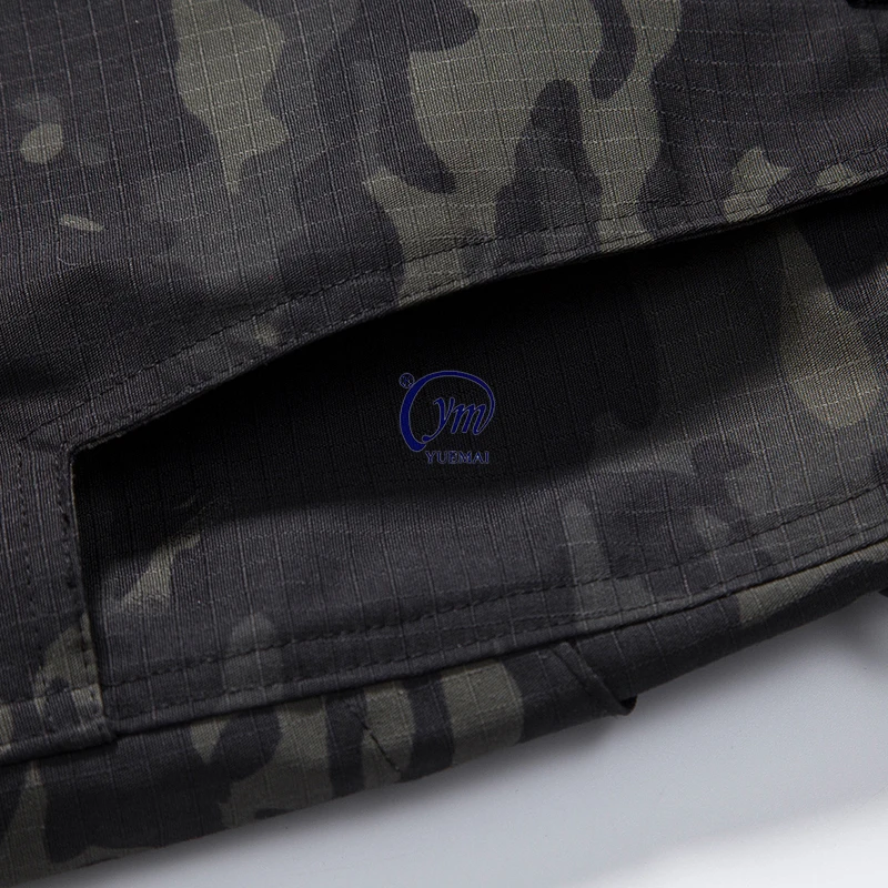 Customized Workout Breathable Hiking Fishing Waterproof Pant Tactical CP Camouflage Cargo Shorts for Men996_voghion.com