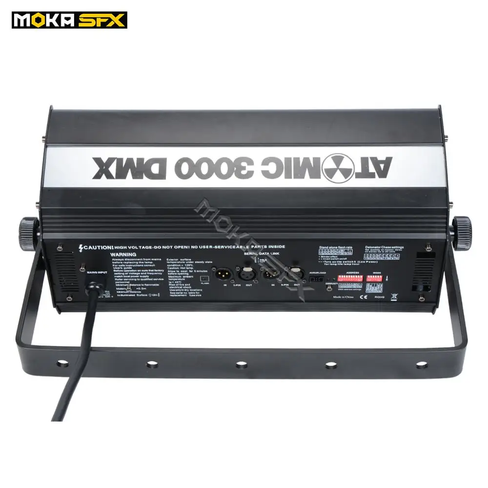 Stage Lighting 3000W Strobe Light Intelligent Temperature Control for Stage DJ Disco Show Concert Theatre