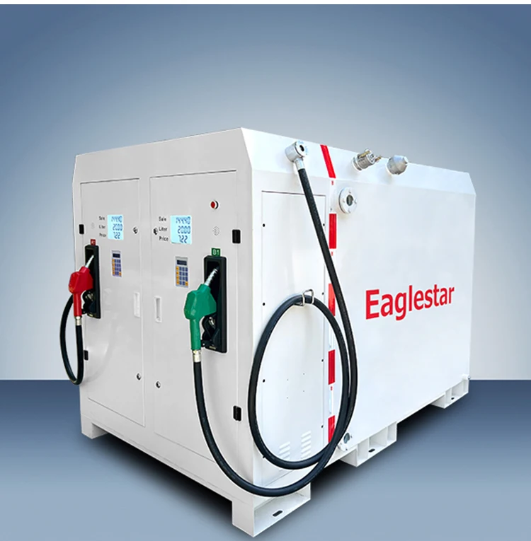 product-750-765 Mobile Fuel Unit 3000 Liter Mini Mobile Fuel Station container Fuel Dispenser for Petrol Station 1500 Liters Micro Gas Station