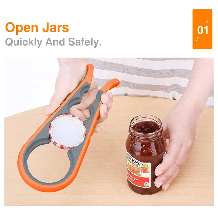 Jar Opener Easy Grip Bottle Opener Twist off Lid Quick Opening Cooking  Everyday Use for Weak Hands and Arthritic - China Bottle Opener and Kitchen  Tools price