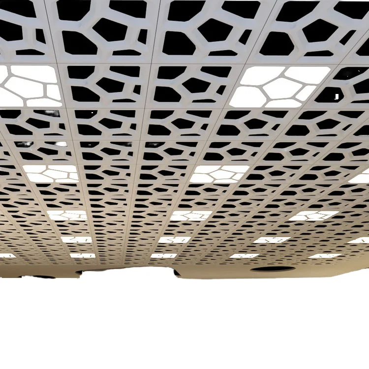 Modern Design Square and Strip False Ceiling Tiles Soundproof Exterior Wall Construction Material for Balcony From China