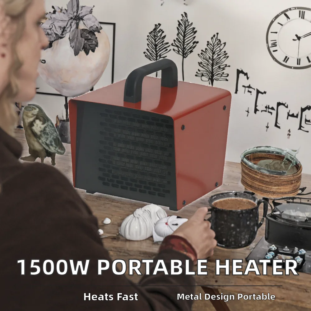 Space Heater, 1500W, PTC, Portable, 2-Second - detail 8
