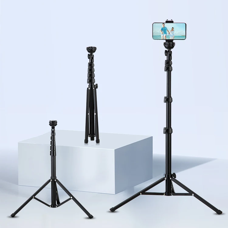 3 In 1 Remote Control Flexible Selfie Stick wireless Tripod Fill light Camera Mobile Phone Selfie Stick Tripod for Smartphone