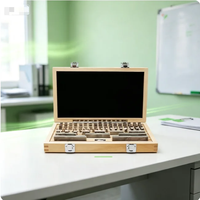 TEBAK Standard Reference Gauge Block Set, High Speed Steel Calibration Blocks for Measuring Tools Accessories