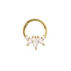 white cz-Gold