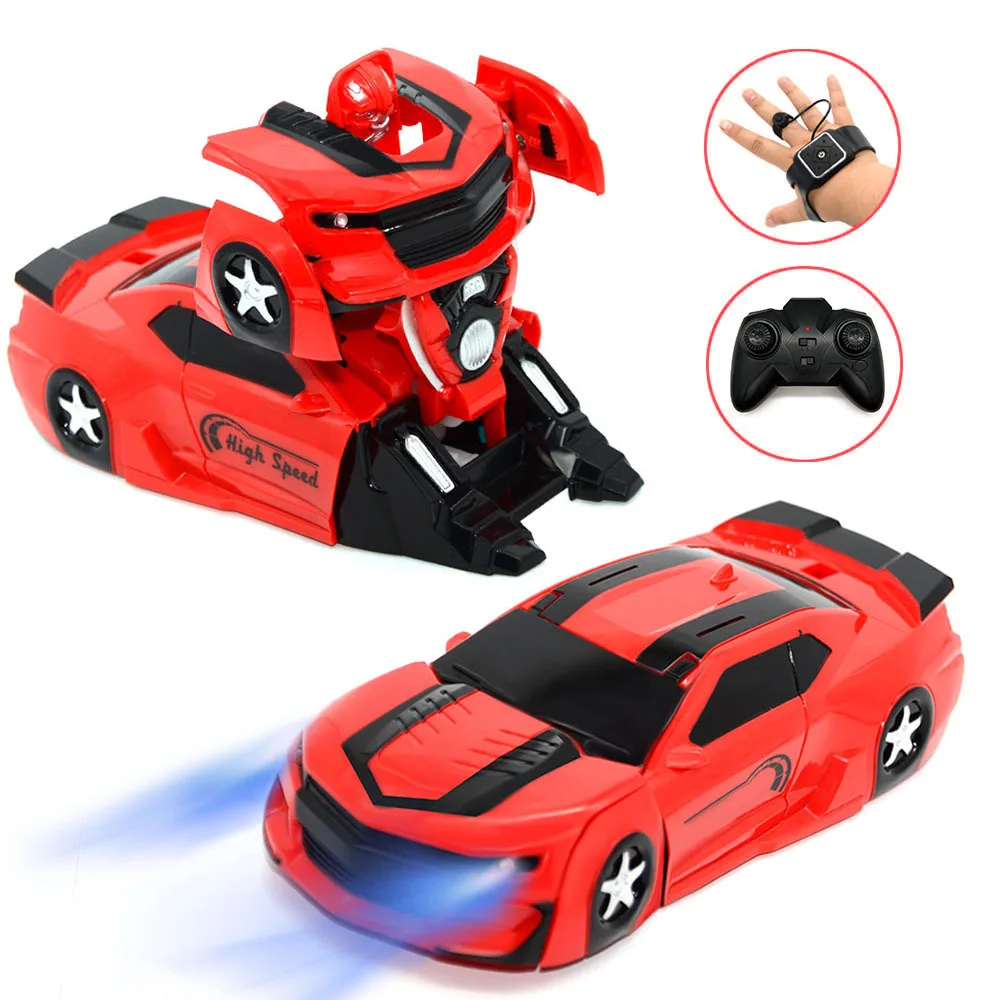 Children Gesture Sensing Double Remote Control Deformation Wall Climbing Stunt Car Remote Control Toy
