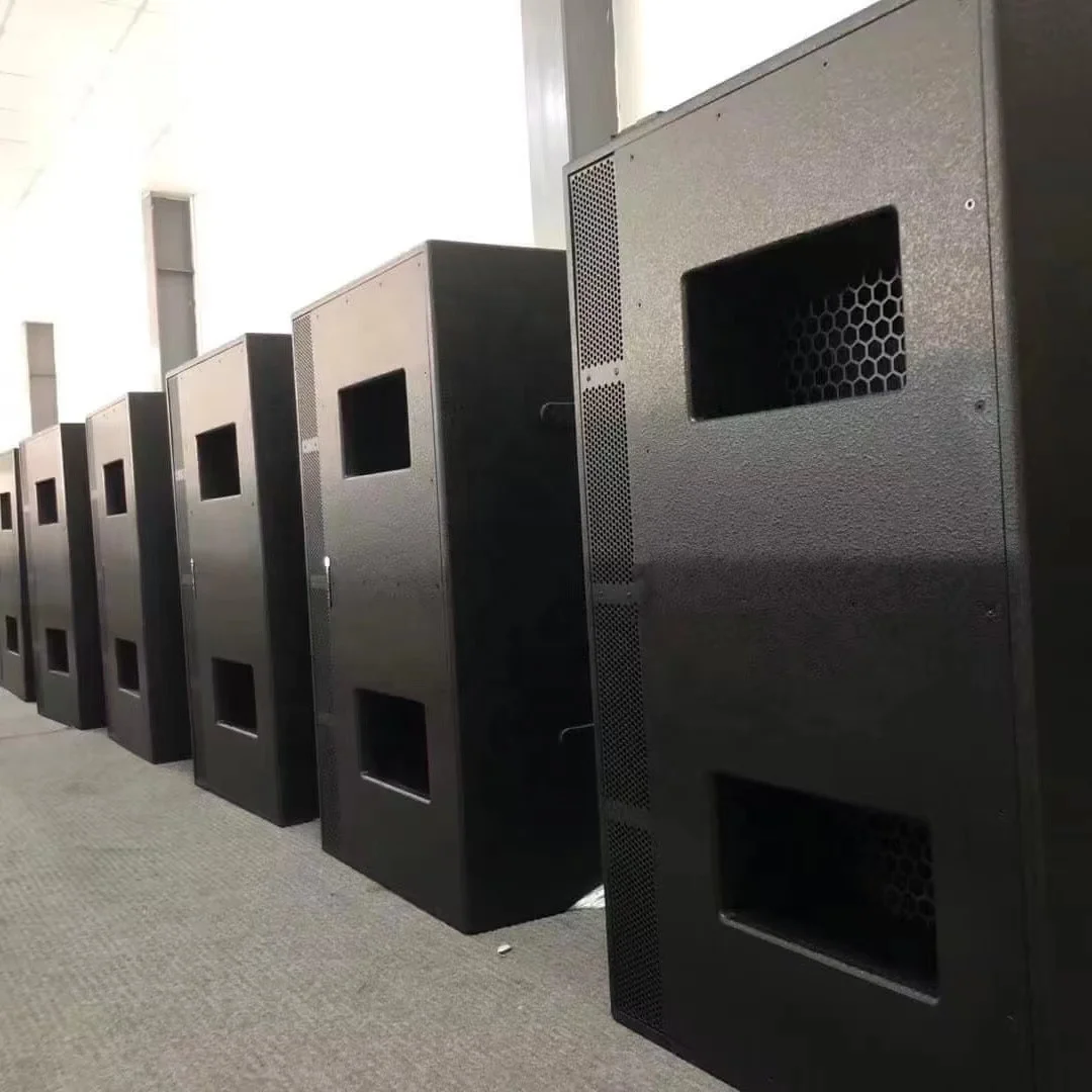 Dual 18-Inch Passive Subwoofer, 1800W RMS, with Dual 4-inch Voice Coil Woofers for Concerts and Club Installations CL218S