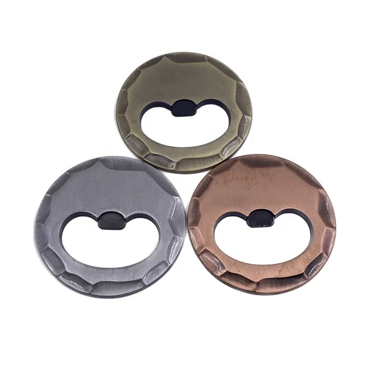 2024 New Design Metal Brass Silver Aged Style 40mm Handmade Forged Square Shape Blank Copper Golf Ball Marker details