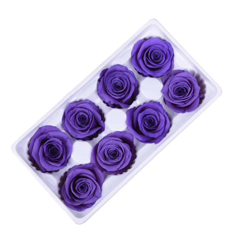 Rosa Morada De Alta Calidad,4-5cm De Grado A,Rosa Eterna Preservada,Cabeza  De Rosas Eterna Para Decoración - Buy Y Las Rosas De La Cabeza,Y Rosa,Rosas  Y Product on Alibaba.com