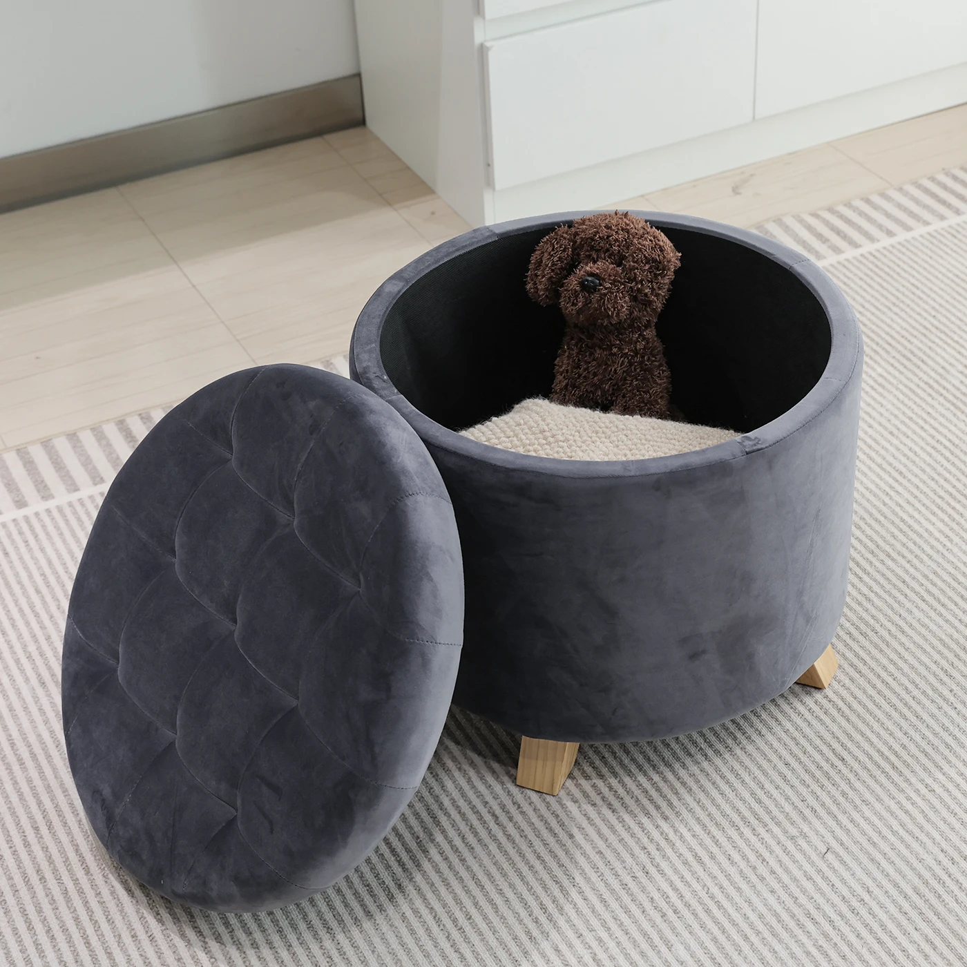 Customized Pouf Ottoman Living Room 2025 Manufacturers Velvet Ottoman Set Ottoman With Storage
