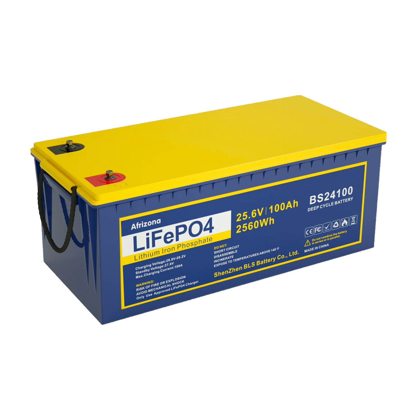 12V 170Ah 2176Wh LiFePO4 Akku Batterie 12.8V Deep-Cycle-Batterie