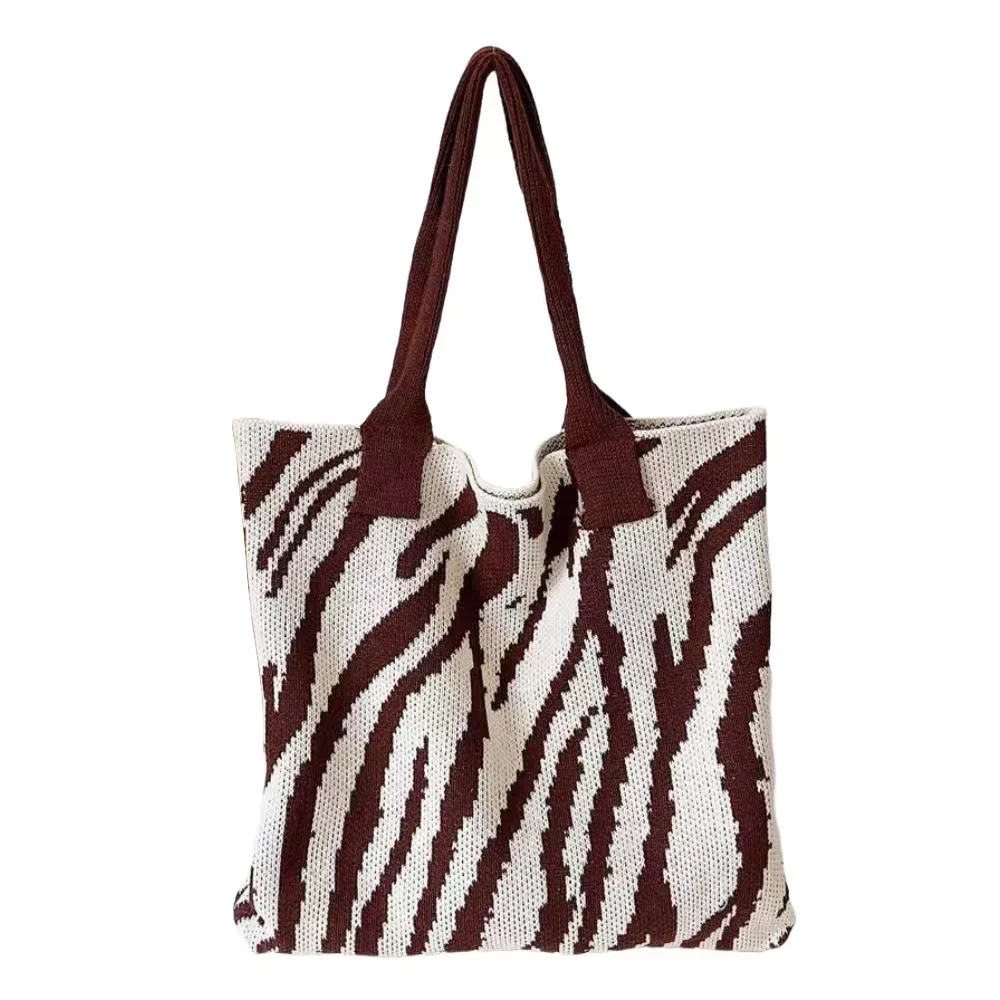 2024 Hot Sale Crochet Knitted Shoulder Bag for Women Fashion