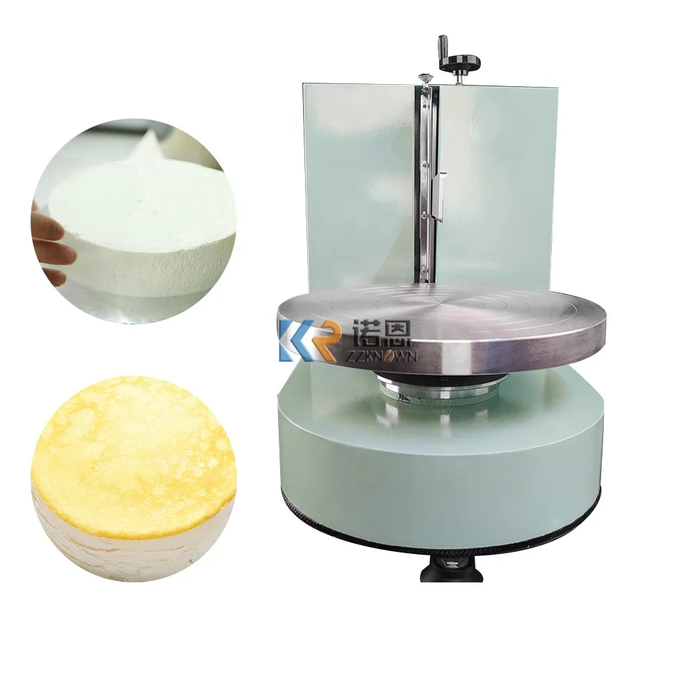 2025 Commercial Birthday Cake Cream Coating Making Machine Price 8inch Cake Decorating Smearing Daubing Machine for Wedding