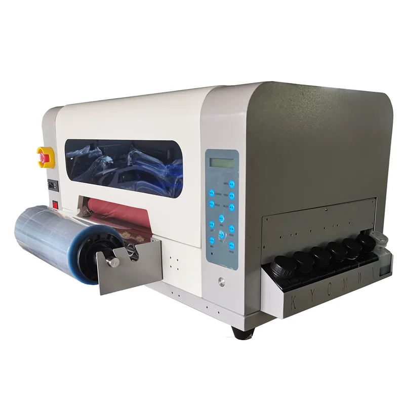 Roll to Roll Uv Dtf Printer Hosonsoft 30cm A3 Pet a B Film Making Logo Printing Machine Transfer Stickers With Lamination