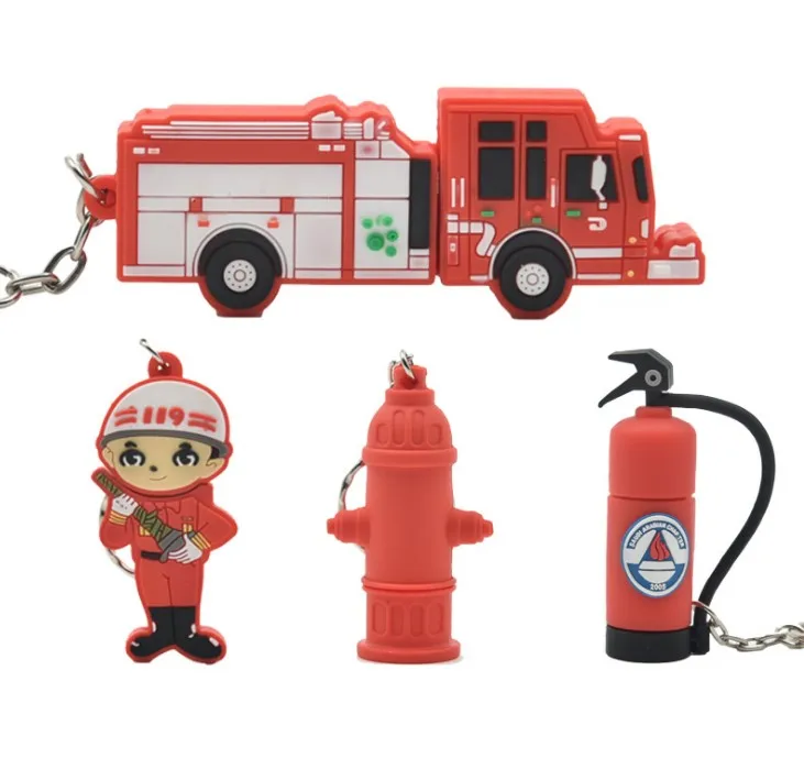 Fire Extinguisher Cartoon Usb 3d Fire Truck Pendrive Firemen Usb Flash  Drive 8gb 16gb 32gb - Buy Cartoon Usb,Truck Pendrive,Firemen Usb Product on  