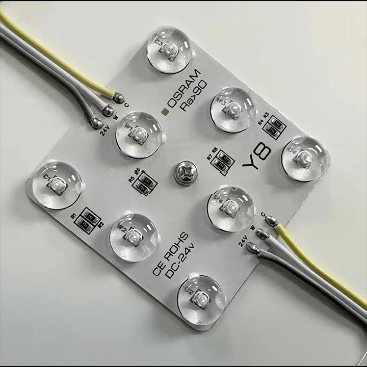 product adjustable color temperature  24v 8 leds light led modules led block chain for signage backlight commercial lighting project-12