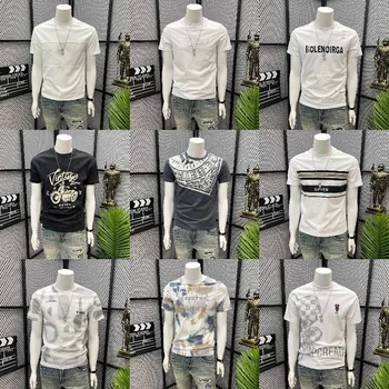 Custom 100% cotton graphic T-shirt printing custom casual men's T-shirt