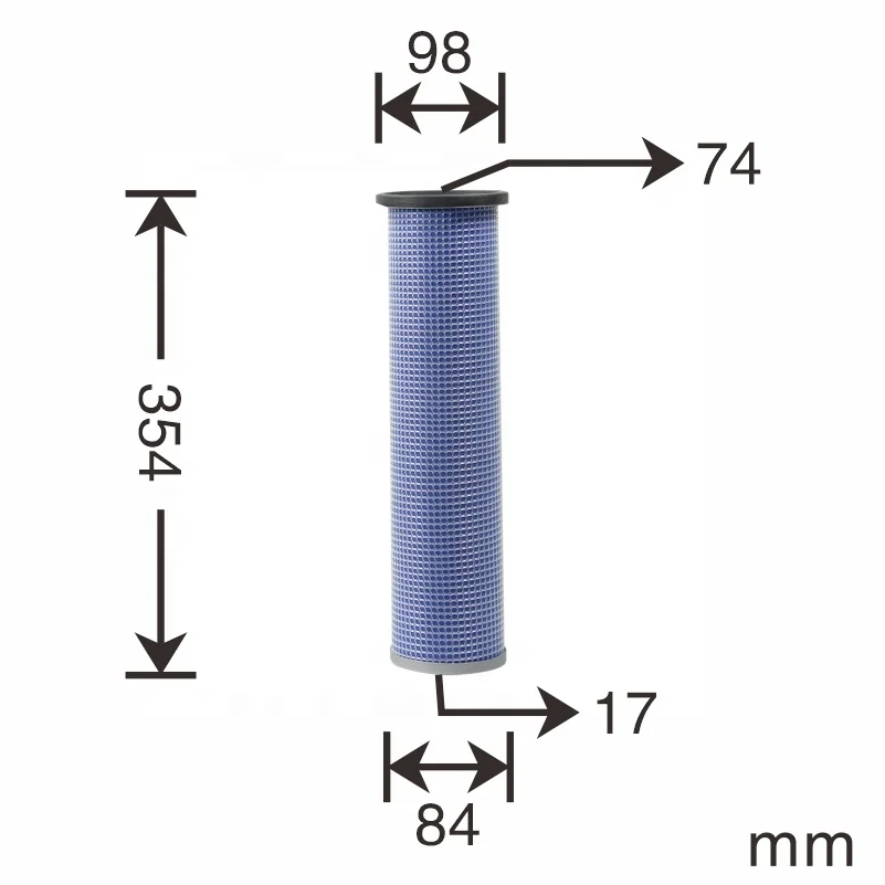 7009410 7009412 20002266330 Air Filter for Excavators Factory 