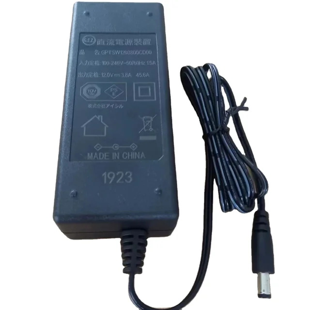 12V 3.8A Power Supply PSE Certificated Power Adapter Desktop Charger
