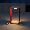 L - Ruby Red Solar LED Lantern