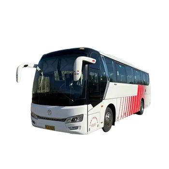 Xiamen Jinlong 2021 11M 48-Seat Coach Bus Yuchai Engine  Gas Manual Transmission Euro5 Emission Standard Used Sold China