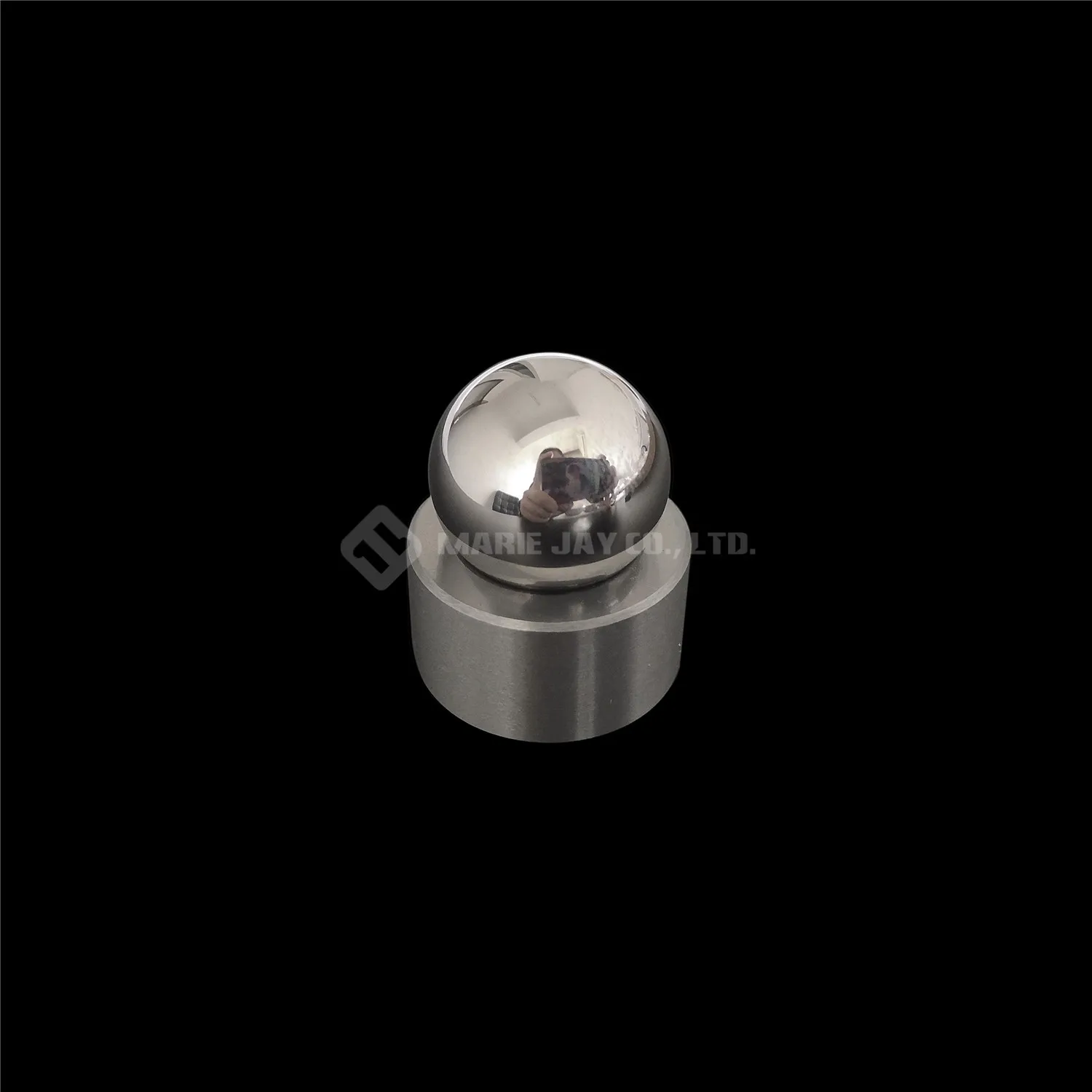 MJM High Hardness YN8 Tungsten Carbide Nickel Binder Ball Seat ABMA Standard High Wear Resistance Polishing for Cemented Carbide