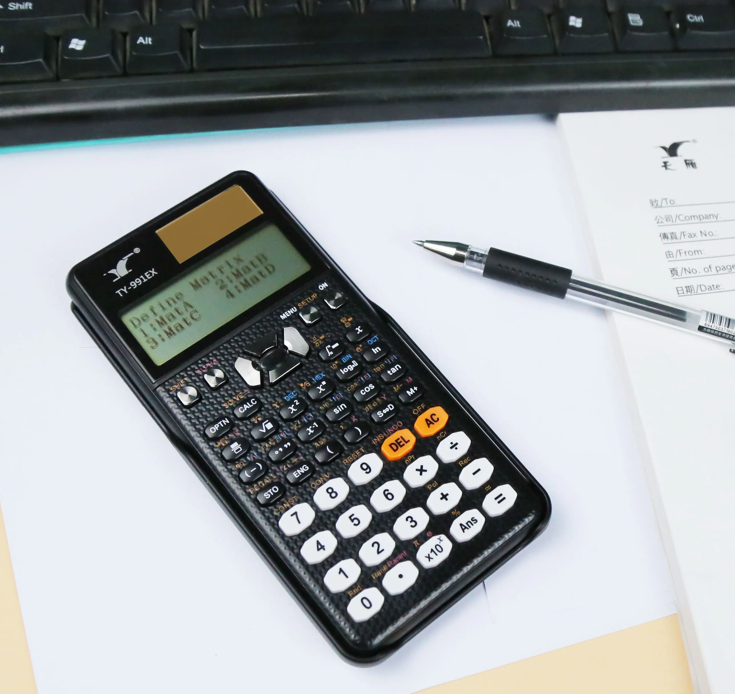 Casio Fx 911 Spx Ii 12-digit Scientific Solar Dual Power Calculator